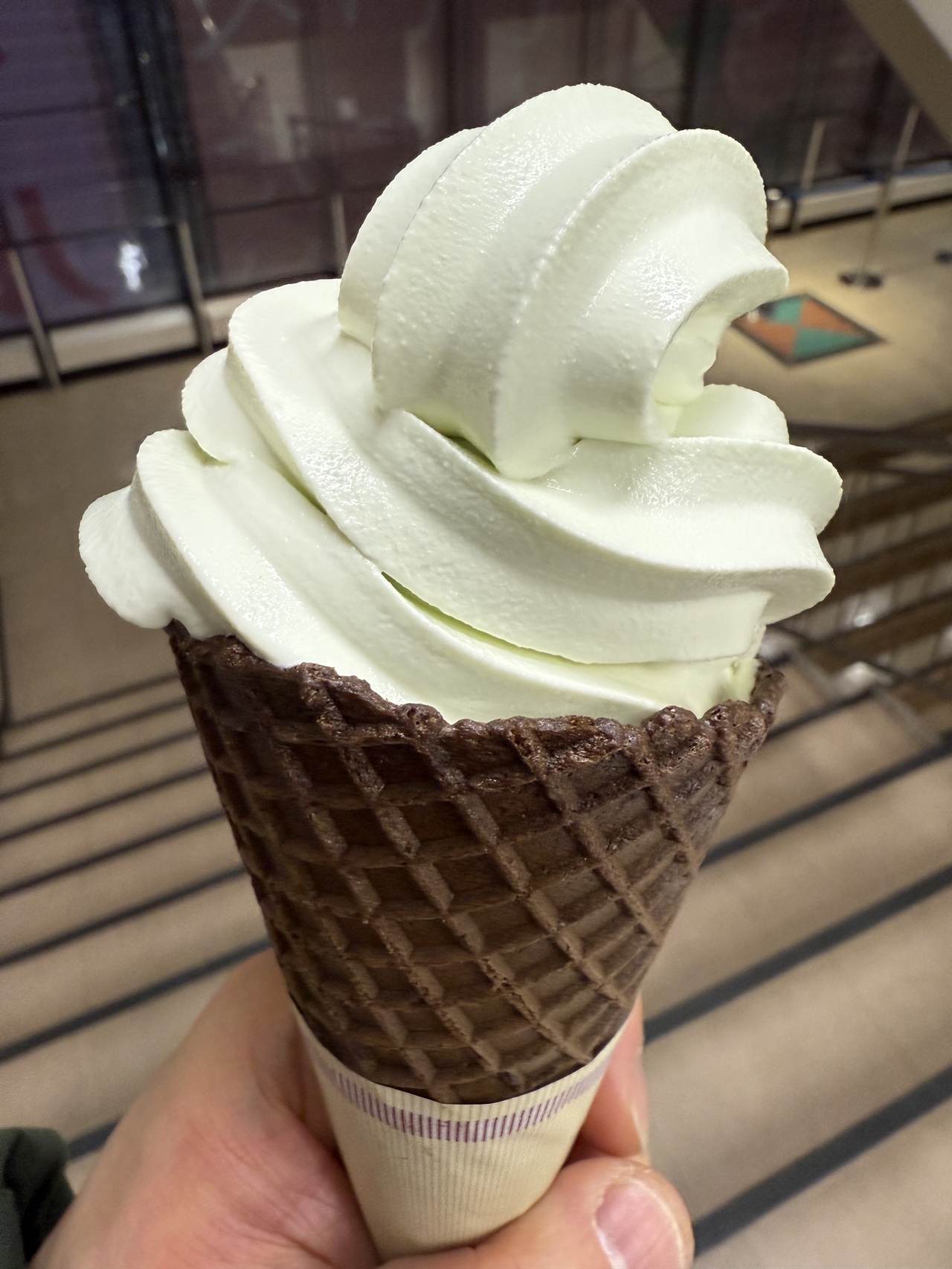 薄荷堂「ミントソフトクリーム」を食す