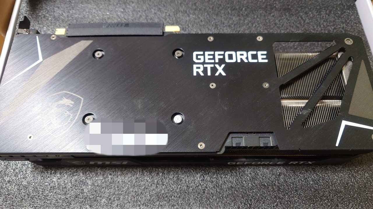 つい先日まで最前線で稼働していたGeForce RTX 3070 Ti