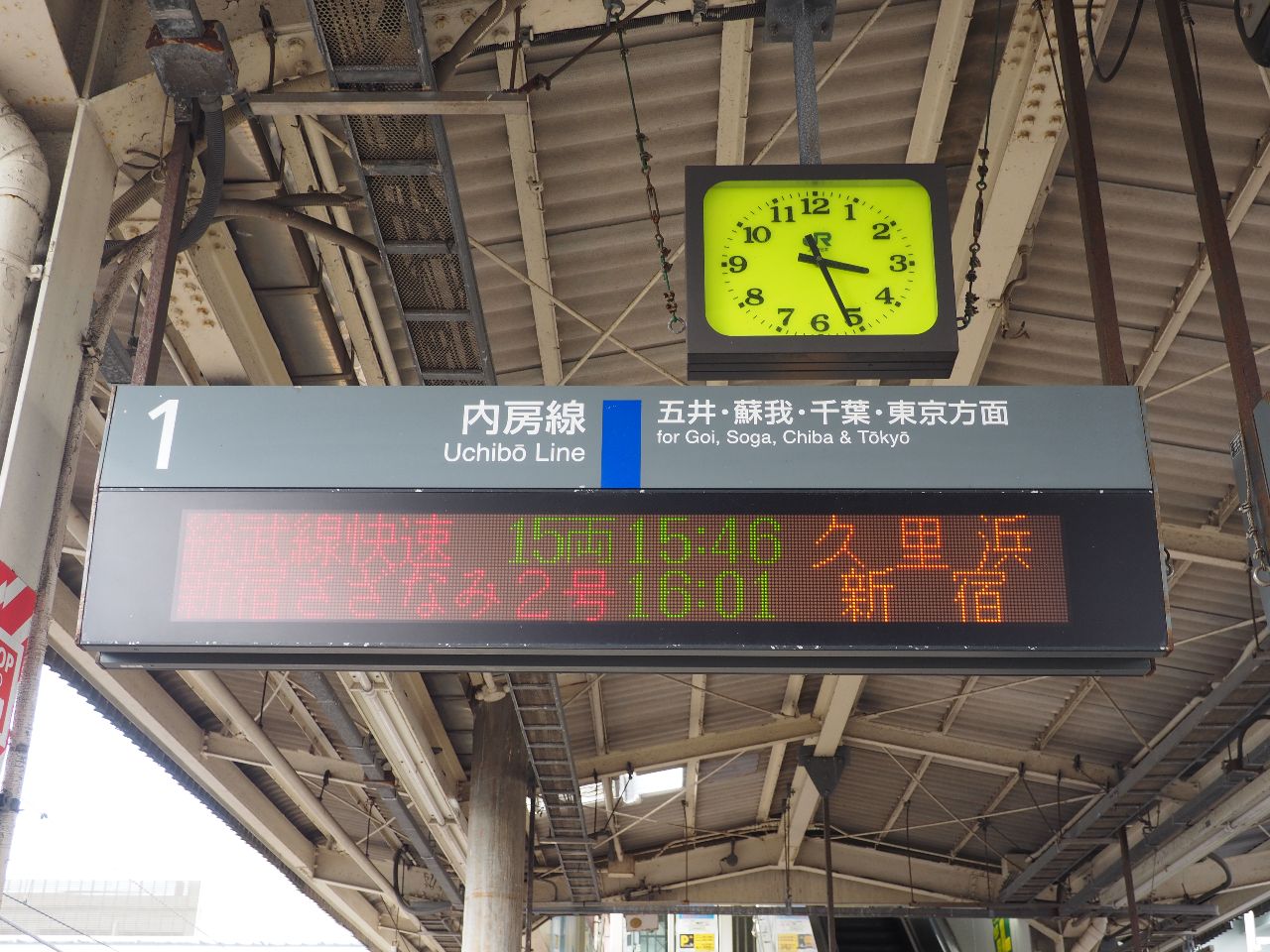 快速で帰るか特急で帰るか…