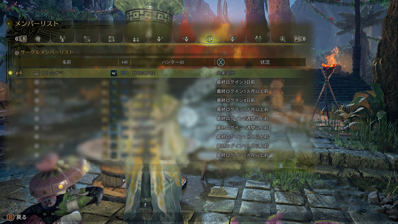 サークルメンバーの大半と疎遠になってしまったMONSTER HUNTER WILDS