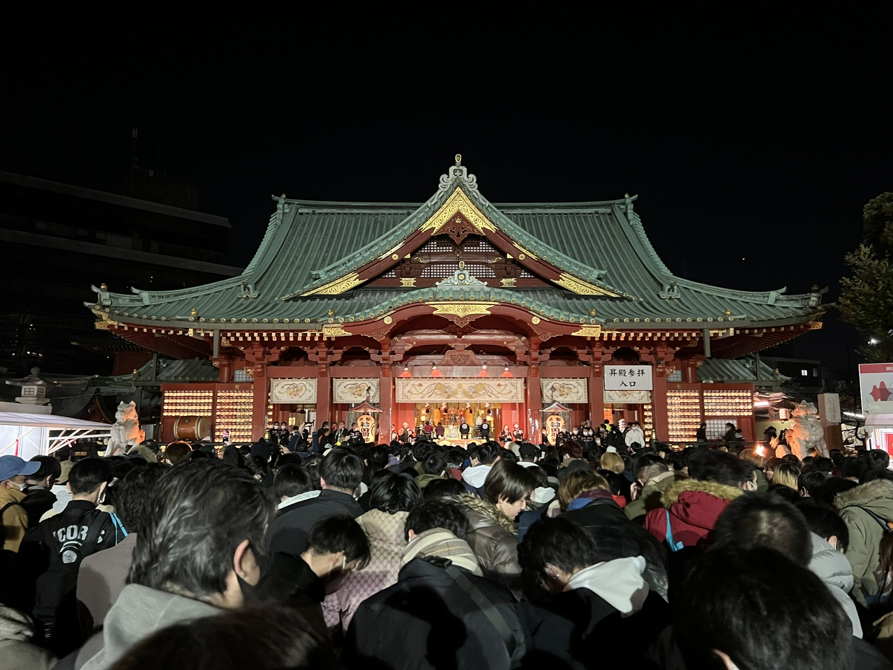 2023年も元日0時早々大盛況だった神田明神