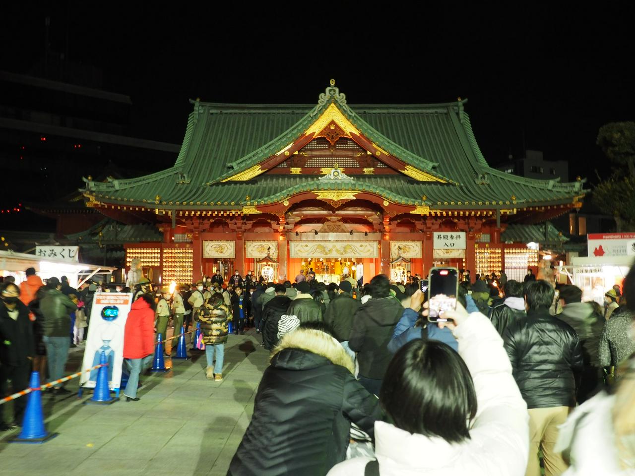 2022年も元日0時過ぎから密だった神田明神
