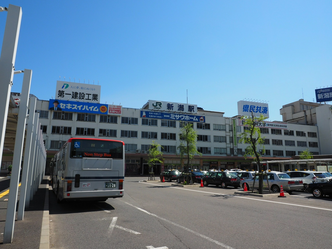 在りし日の新潟駅旧駅舎（2018年5月20日撮影）