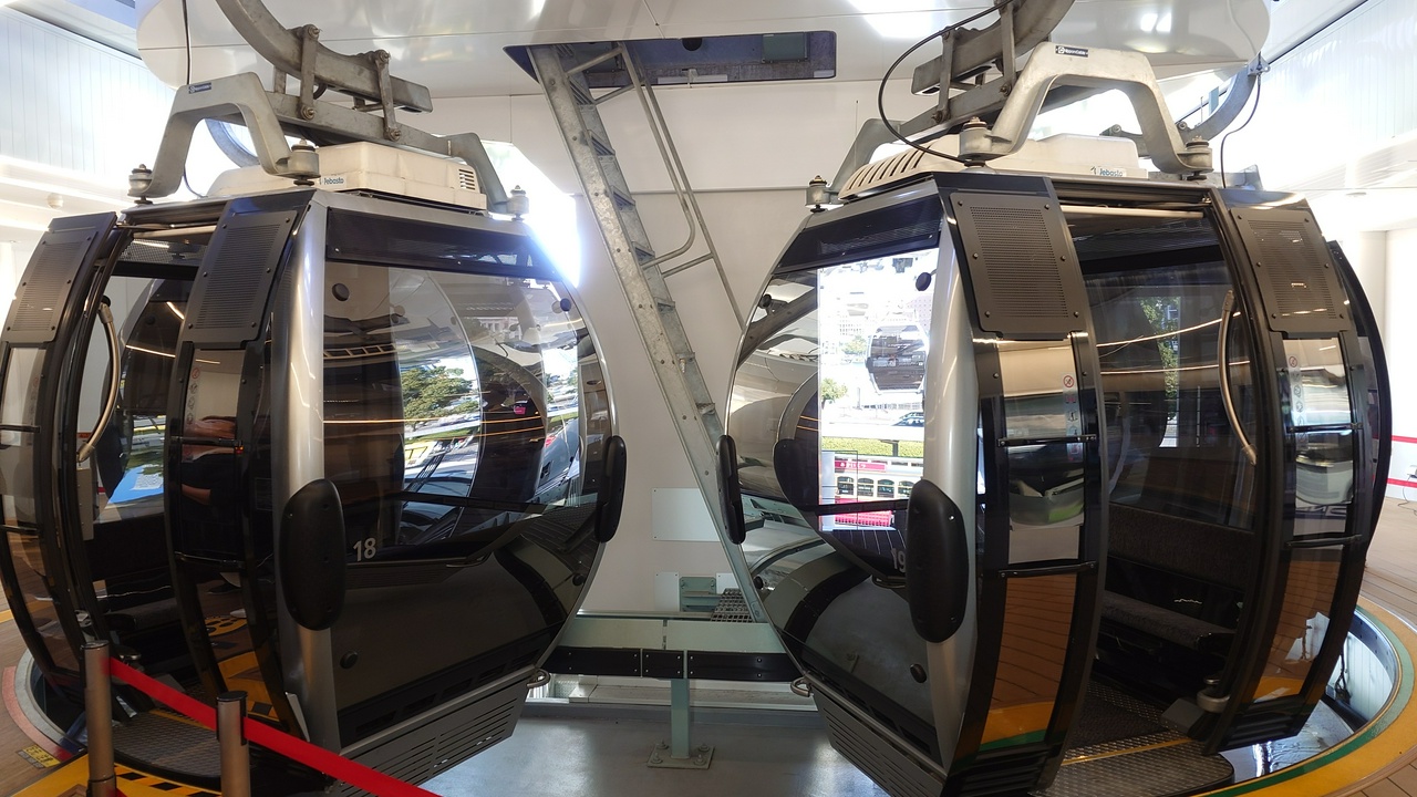 YOKOHAMA AIR CABIN のゴンドラ