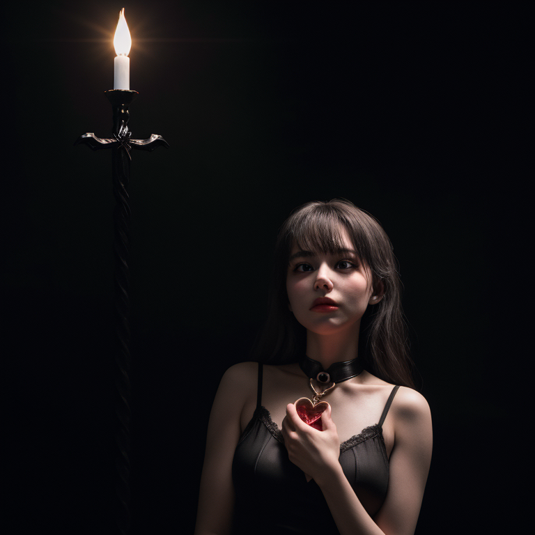 best quality,8k, realistic, masterpiece, RAW photo, beating heart shining at the dark alter