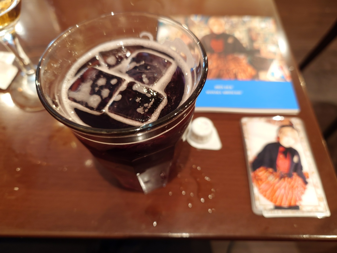 アルコールカクテル「シャワッと☆イリュージョン」（ピンボケご容赦）