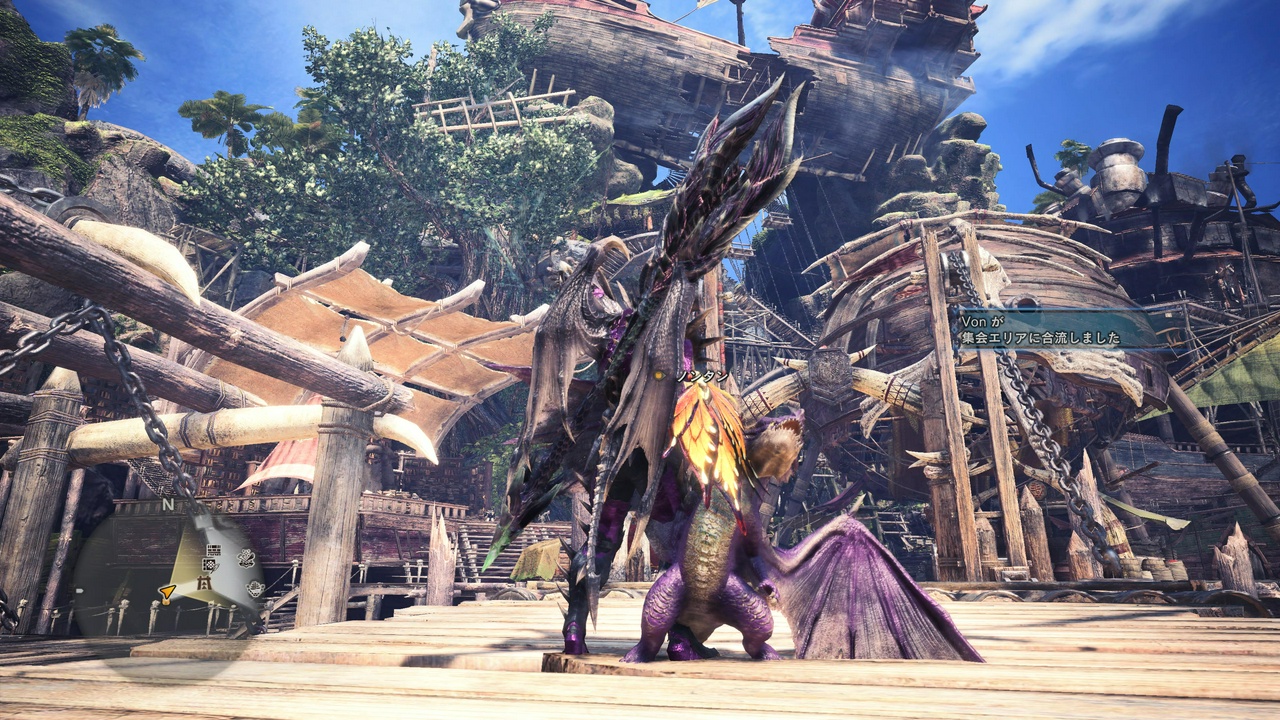 調査拠点アステラからの旅立ち（MHW）